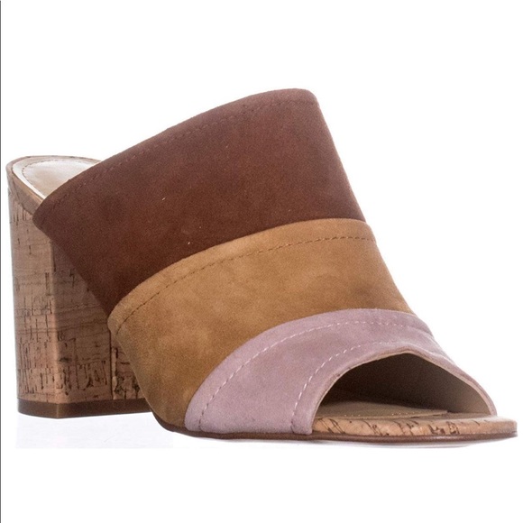 Marc Fisher Shoes - Marc Fisher Mule Pumps Leather Sandals Suede 7.5